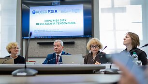 &Scaron;vietimo, mokslo ir sporto ministerijoje pristatytas naujausias Tarptautinis penkiolikmečių tyrimas