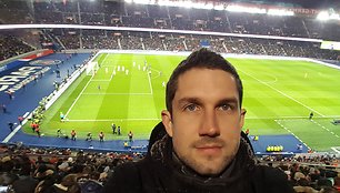 Jonas Babravičius Paris Saint-Germain varžybose