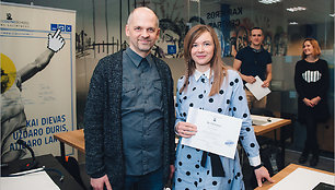 Inga Pabrėžė „Vilnius Coding School“ mokymuose