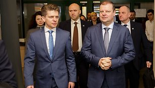 J. Bortkevičius ir S. Skvernelis