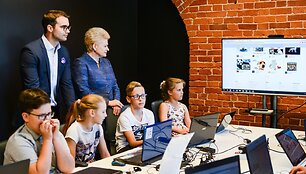 Prezidentės vizitas &bdquo;Sourcery for Kids&ldquo;
