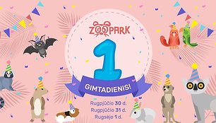 Zoologijos sodui Vilniuje „Zoopark“ – vieneri metai