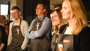 Vytaras Radzevičius kulinarinėje studijoje skelbė Oktoberfest &scaron;ventę