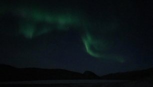 Lauros vyro užfiksuota Šiaurės pašvaistė Grenlandijoje