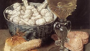 Džordžo Flegelio natiurmortas „Duona ir saldumynai“