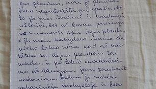 Romo Kalantos mamos Elenos ra&scaron;yti prisiminimai 