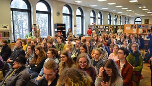 Kauno Vinco Kudirkos vie&scaron;ojoje bibliotekoje paminėta Tarptautinė Holokausto aukų atminimo diena