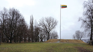 Kauniečių idėja: trispalvę iškelti viename aukščiausių miesto taškų – Pelėdų kalne. 