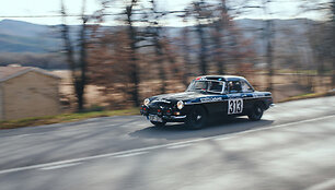 &bdquo;MGB Roadster&ldquo;, kuriuo lietuviai &scaron;turmuos Monte Karlo ralį