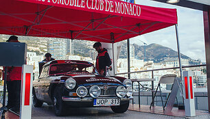 &bdquo;MGB Roadster&ldquo;, kuriuo lietuviai &scaron;turmuos Monte Karlo ralį