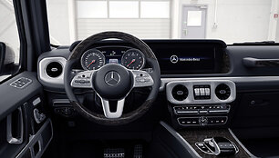 Naujojo &bdquo;Mercedes-Benz&ldquo; G klasės visureigio interjeras