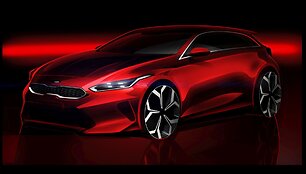 Naujojo &bdquo;Kia Ceed&ldquo; eskizas