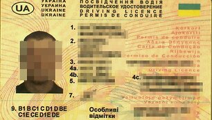 Suklastotas ukrainiečio pažymėjimas