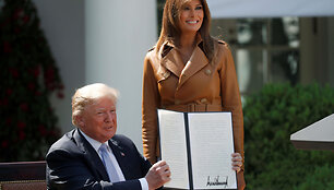 Donaldas ir Melania Trumpai
