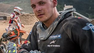 „Hard Enduro“ varžybų akimirkos