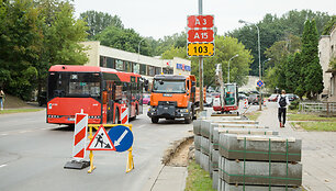 Olandų gatvės atnaujinimo darbai
