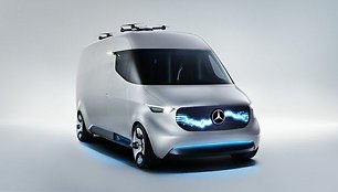 Taip elektrinis „Mercedes-Benz Sprinter“ įsivaizduotas dar 2017 metais