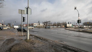Liepkalnio, Žirnių gatvių ir Minsko plento sankryža