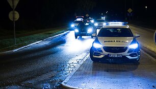 Naktinis policijos reidas Vilniaus mieste