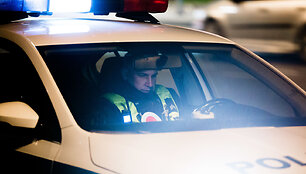 Naktinis policijos reidas Vilniaus mieste