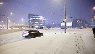 Stiprus snygis užklupo Vilnių 