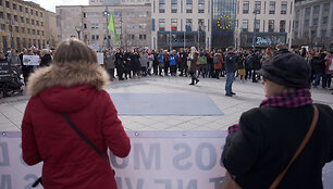 Kovo 8-osios solidarumo eitynės &bdquo;Visos moterys dirba, bet ne visoms moka&ldquo;