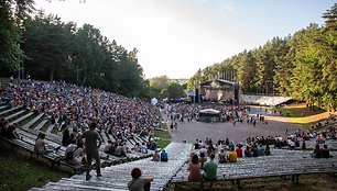 LP koncerto Vilniaus Kalnų parke akimirka