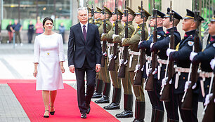 Gitanas Nausėda ir Diana Nausėdienė