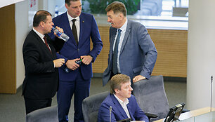 Saulius Skvernelis ir Ramūnas Karbauskis