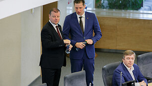 Saulius Skvernelis ir Ramūnas Karbauskis