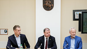 Saulius Skvernelis susitiko su Seimo Tėvynės sąjungos-Lietuvos krik&scaron;čionių demokratų frakcija