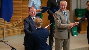 Geriausių &scaron;ių metų abiturientų apdovanojimų ceremonija