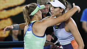 Sofia Kenin ir Garbine Muguruza