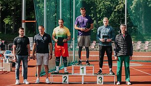 Mantas Jusis, Virgilijus Alekna, Aleksas Abromavičius, Domantas Po&scaron;ka, Mykolas Alekna ir Romas Ubartas