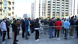 Aistruoliai Londono „Wembley“ stadione