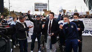 Aistruoliai Londono „Wembley“ stadione