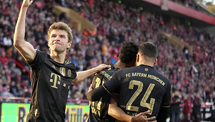 Thomas Mulleris su Miuncheno &bdquo;Bayern&ldquo; &scaron;ventė pergalę