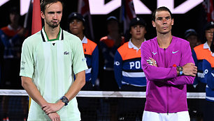 „Australian Open“ finalas: Rafaelis Nadalis – Daniilas Medvedevas