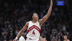 NBA metų naujoko titulas atiteko „Toronto Raptors“ puolėjui