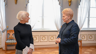 Dalia Grybauskaitė ir Helen Mirren