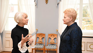 Dalia Grybauskaitė ir Helen Mirren