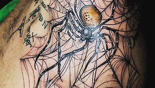 Naujausia Liutauro Salasevičiaus tatuiruotė &bdquo;Facebook&ldquo;