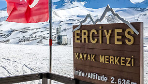 Erciyes kalno viena i&scaron; vir&scaron;ūnių