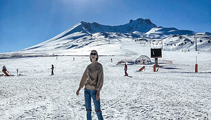 Dovilė Petkevičiūtė Erciyes slidinėjimo kurorte