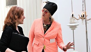 S.Skaisgirytė-Makselienė su kauniete menininke Irena Mikuličiūte (Mika)