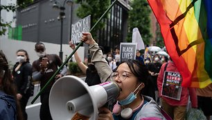 Protestai prieš rasizmą Tokijuje