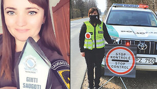 Sandra džiaugiasi savanori&scaron;ka veikla policijoje bei įvertinimu už ją