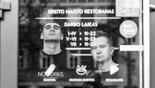 Projekto &bdquo;Karantino langai&ldquo; akimirka