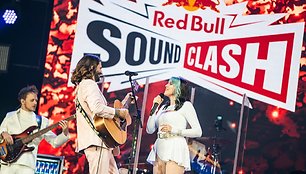 „Red Bull SoundClash“ Justinos Jaručio ir Monikos Pundziūtės-Monique dvikovos akimirka