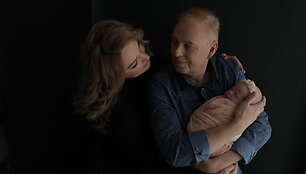 Rūta Degutytė-Humphreys ir Paulas Humphreys su dukra Lily